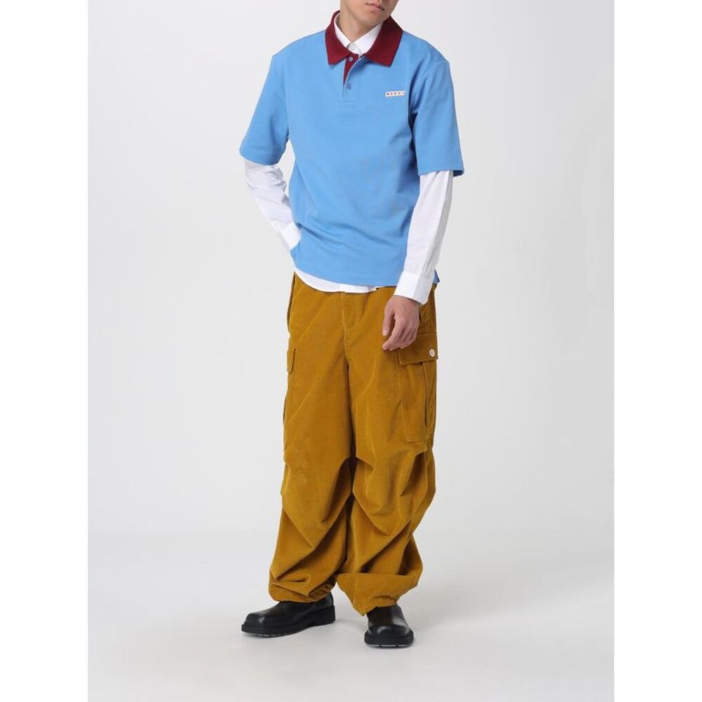Marni Polo Shirt Men Blue - Picture 2 of 4